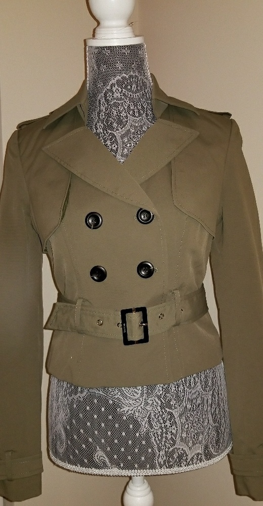 Crop Trench Jacket